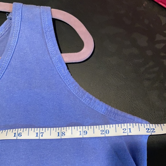 D380 Jimmy buffet powder blue tank top L - Picture 6 of 7